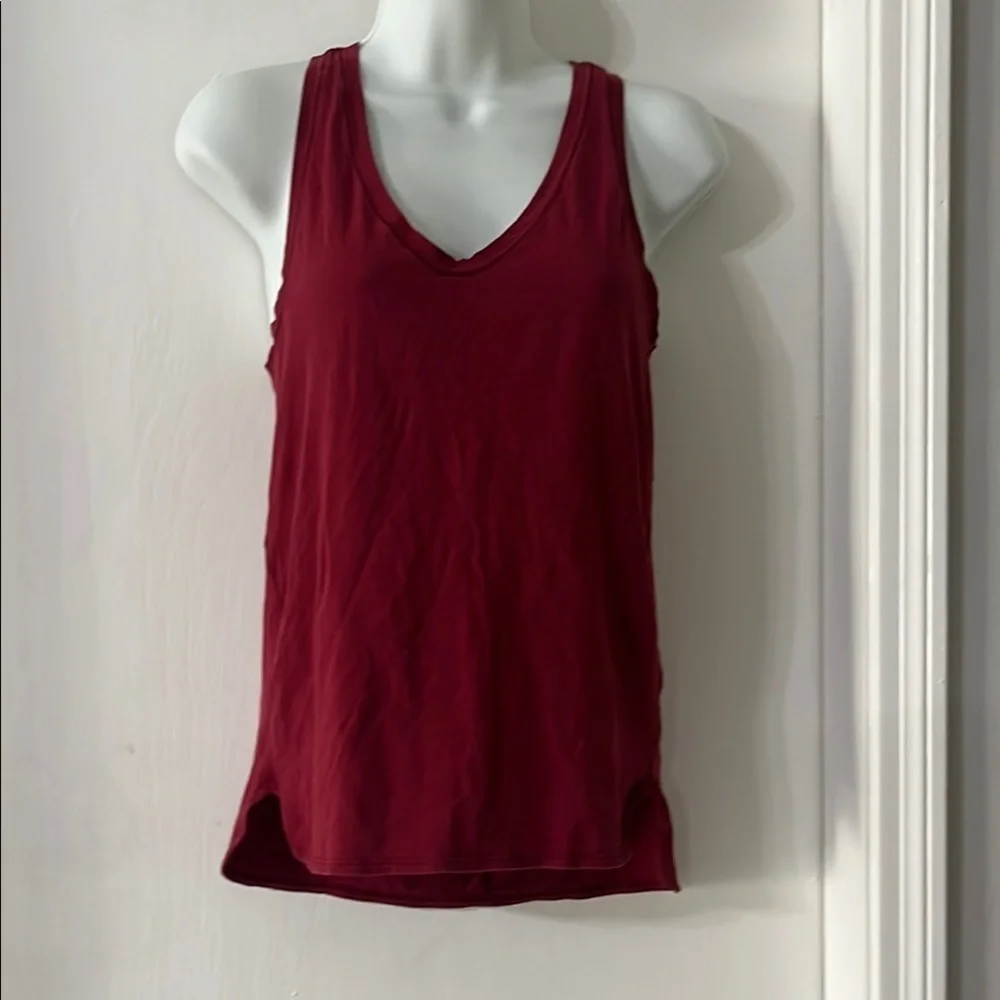 Lululemon Burgundy Sleeveless Top